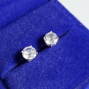 Swarovski Round Studs - Sterling
